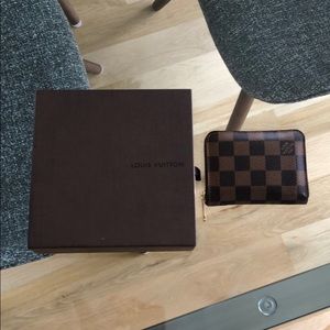 Louis Vuitton Zippy Coin Purse Damier Ebene